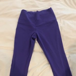 Lululemon Purple High Waist Crops
